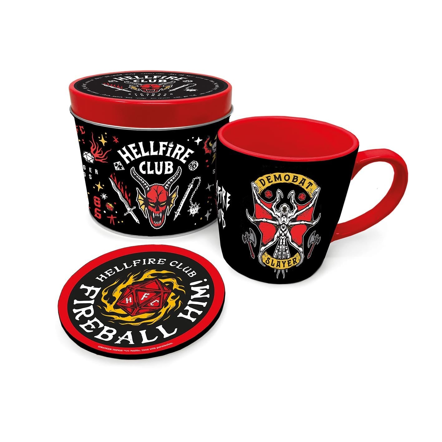 Gift Set Box In Metall Stranger Things Hellfire Club - Gp86549 Gift Set Box In Metall Stranger Things Hellfire Club - Gp86549
